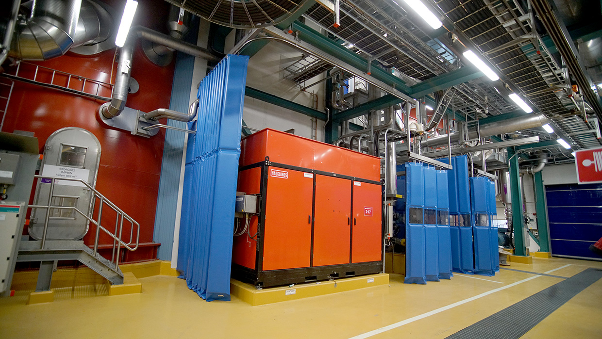 Foldbar støyvegg i PVC - Bilde 3